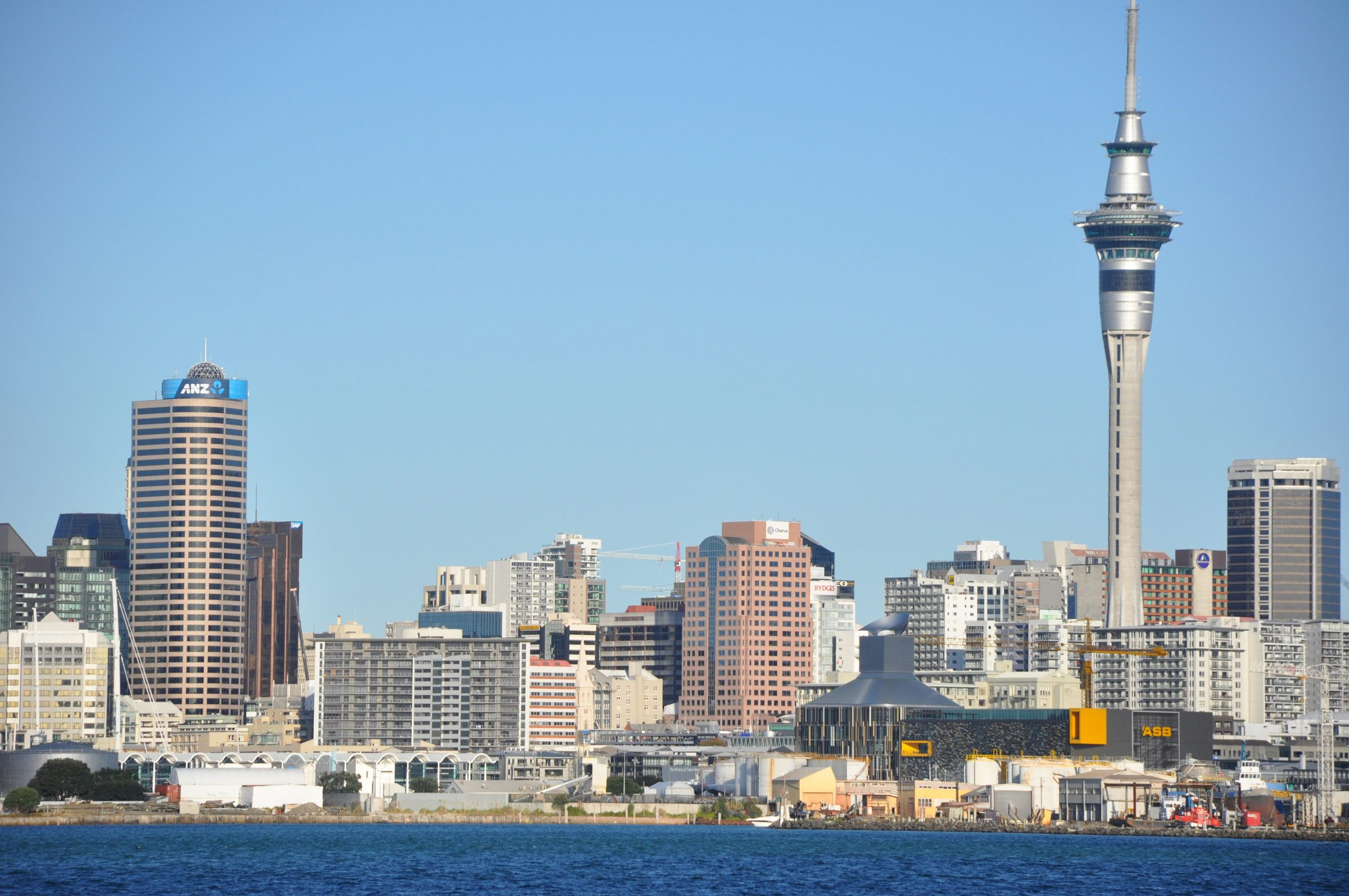 Auckland skyline with Sky Tower